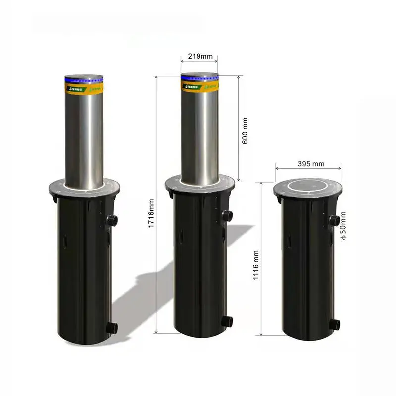 Shenzhen Factory Price Automatic Retractable Bollard Hydraulic Automatic Bollard Barrier