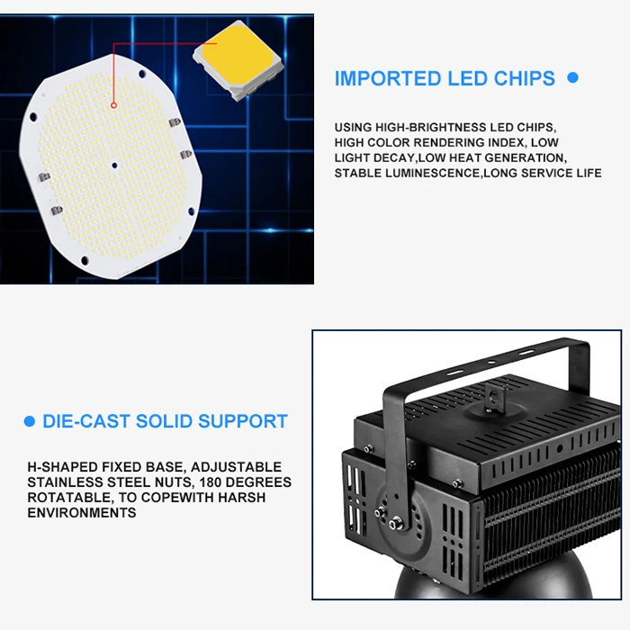 1000W 1500w 2000w 3000w 4000w 5000w watt Football Soccer Stadium Sports Field LED Flood Light