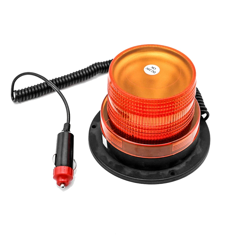 Factory Price DC12-24V Amber LED Forklift Signal Warning Beacon ,Magnetic LED Emergency Strobe Flash and Rotary Lamp