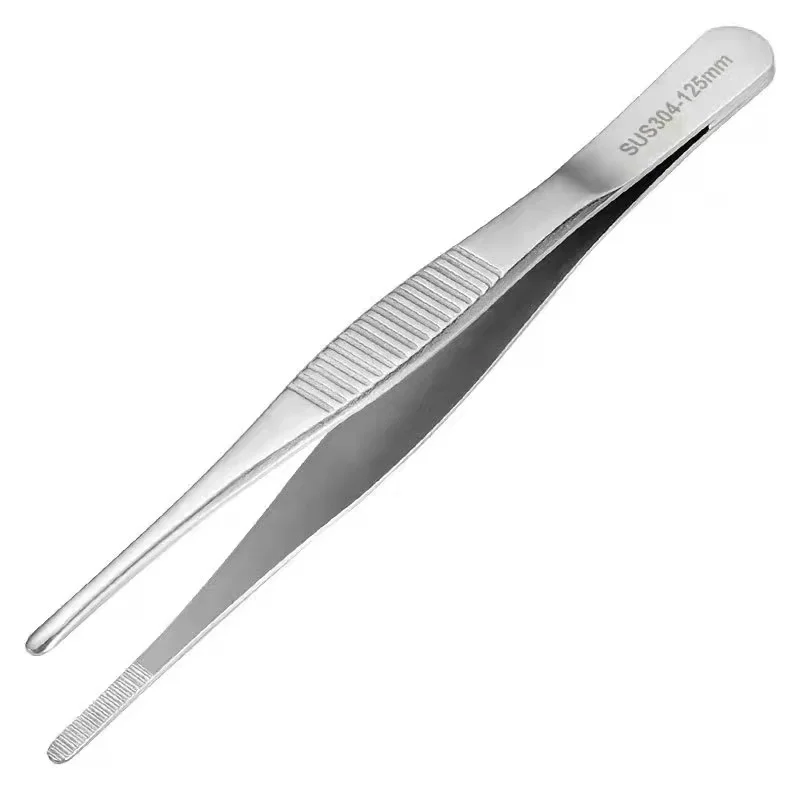 Top Quality Low Price 304 1.2Mm Stainless Steel Surgical Tissue Laboratory Tweezers