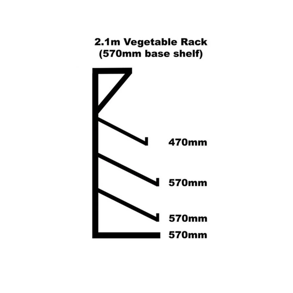 Free Design Metallic Supermarket Shelves Store 4 TIER DISPLAY WALL FRUIT AND VEGETABLE DISPLAYS Rack stand