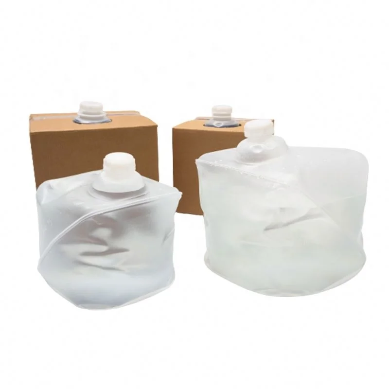 Flexible packaging soft plastic LDPE 5l 10l 18l 20l  hematology reagent collapsible bag in box cubitainer