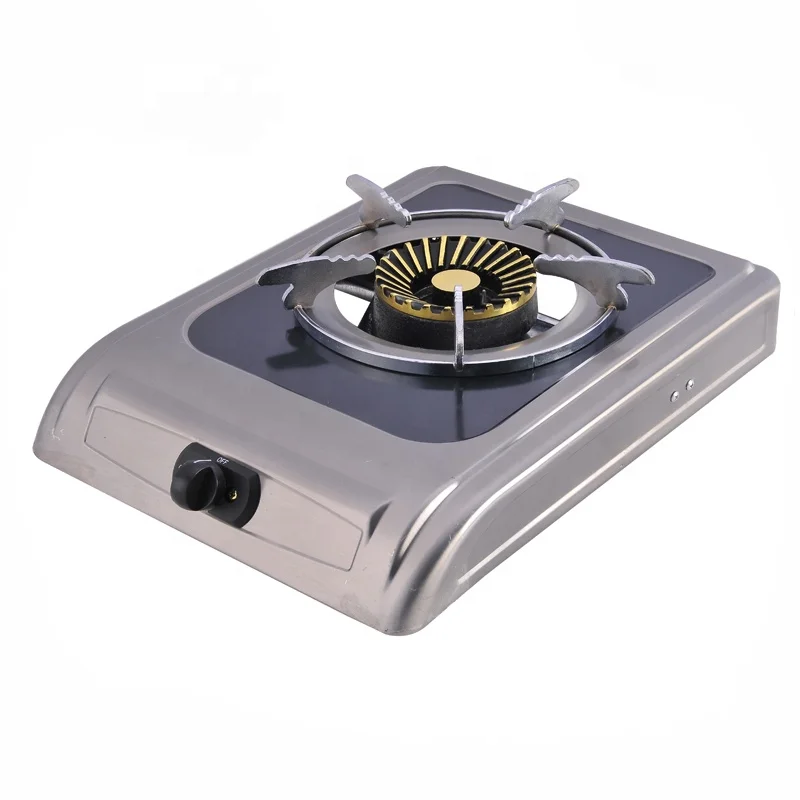 
Cast Iron Cooking 1 Big Burner Gas Stove Top With Kitchen Stove Tempered Glass 