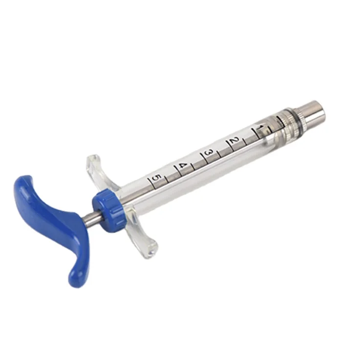 High quality veterinary syringe luer lock 5ml tpx syringe for vaccination