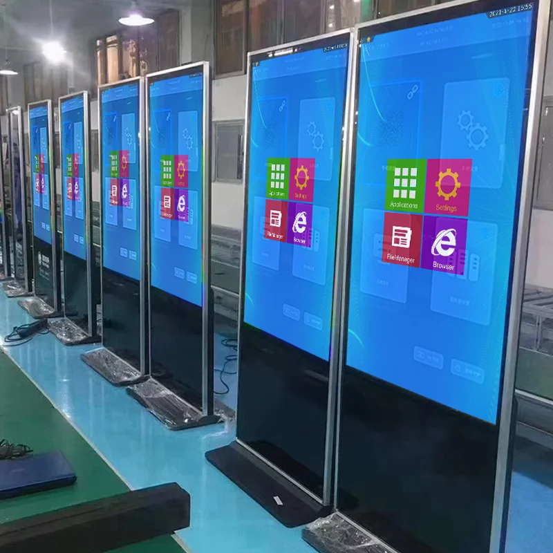 Реклама 43 49 дюймов Тотем Дисплей Lcd Signage портативный цифровой рекламный ТВ вывески для отеля