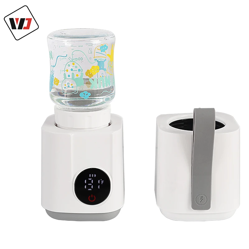 TikTok 2024 Popular With Moms Wireless Usb Baby Bottle Warmer Digital Display Portable Food Makers Warmers