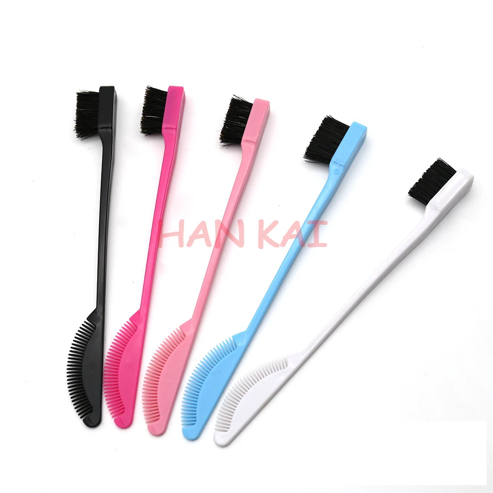 Wholesale Cheap Bulk Hair Style Comb Brush Tools Edge Control Brush 3 in 1 Edge Brush
