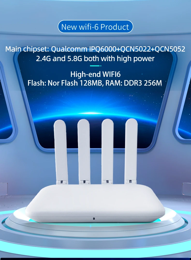 ZBT Z600AX-C Manufacturer Gigabit 1800Mbps Enterprises Wifi 6 Mesh Router
