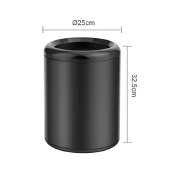 9L 2 Gallon Round Open top Dustbin Trash can Waste Garbage Dust bin Wholesale factory household hotel