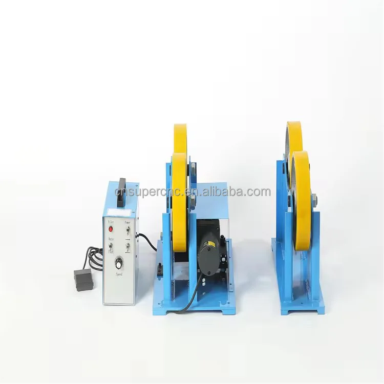 Supercnc 1 Ton Arm Automatic Pipe Roller Rotating Table Welding Rotator
