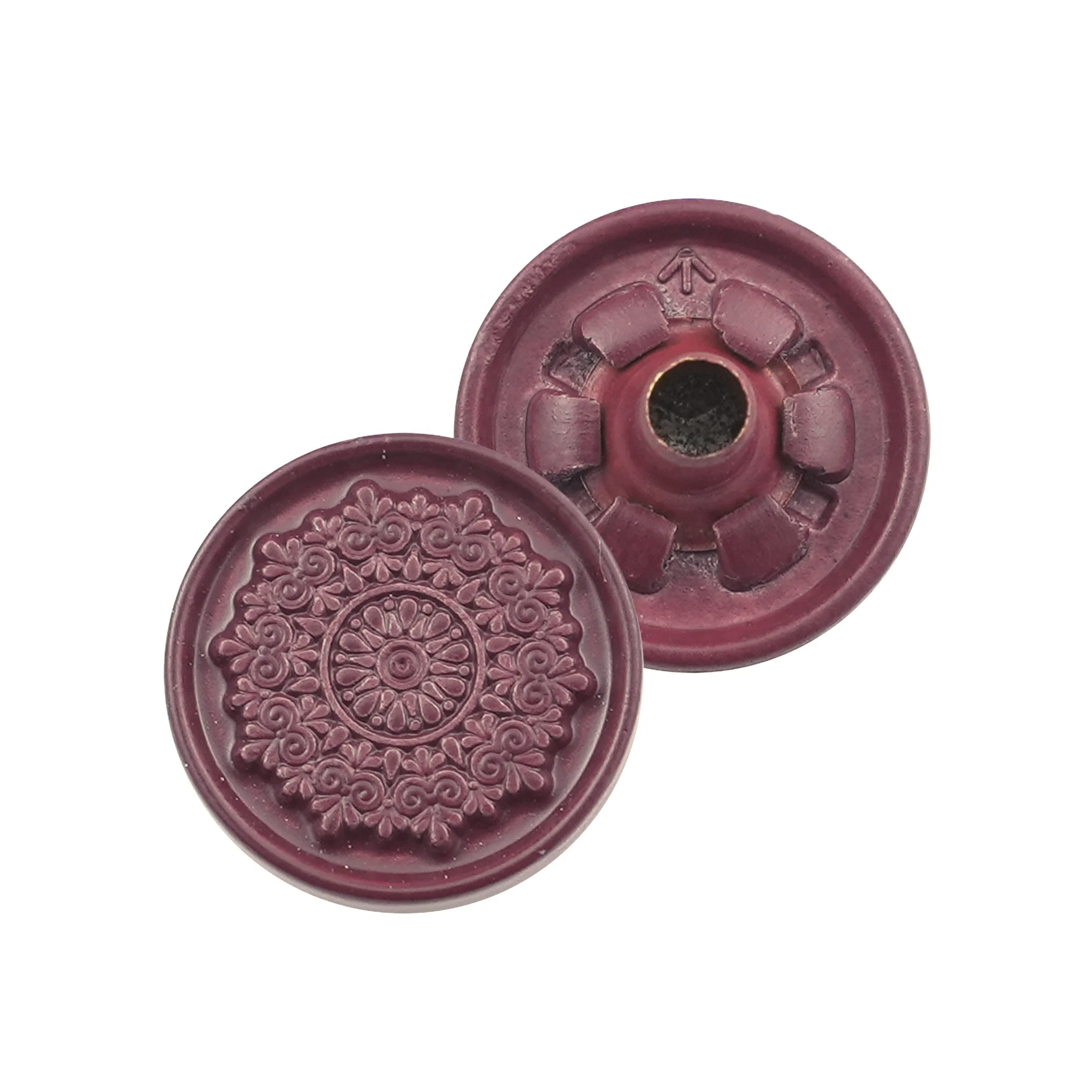 Jinyi Button Manufacturer OEM ODM Arabic Clothing Shirt Zinc Alloy Press Button Logo Custom Metal Snap Button