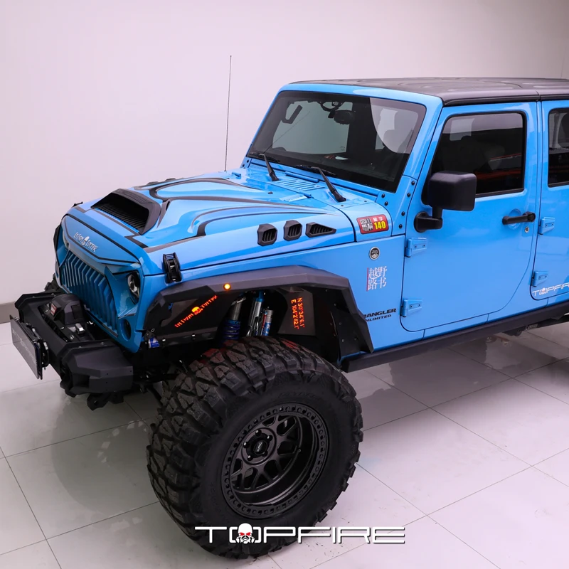 
2020 Topfire newest Fury body kit Engine Hood Bonnet for Jeep Wrangler JK 