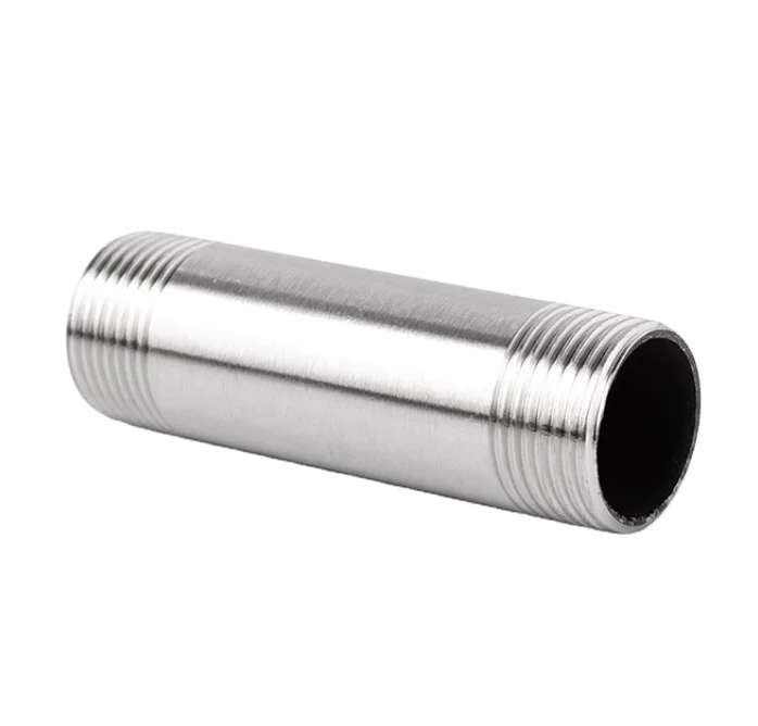 Sch40/Sch80/Std/Xxs NPT Threaded Seamless Stainless Steel Hydraulic Long/Short Pipe/Barrel Nipple