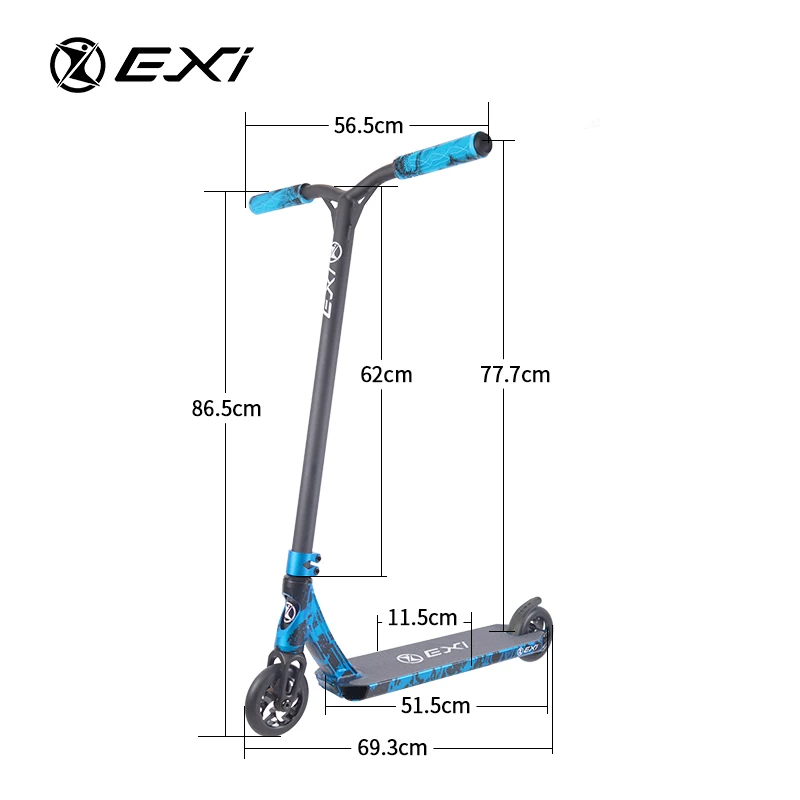 Wide Deck Kick Scooter  Complete Teenagers Stunt Scooter Adult Outdoor Extreme Sports Scooter