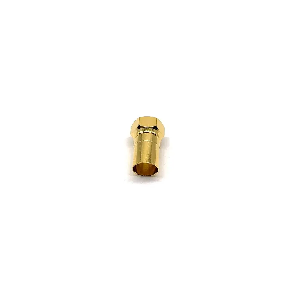 Gold Plated RG58 RG59 RG6U Crimping Type F Quick Plug