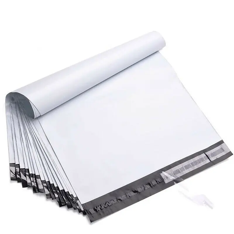 12x16 inches White Poly Mailers OEM Custom Shipping Envelopes Shipping Bags Packaging Bag For Clothing