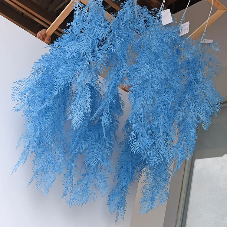 Blue Simulation phoenix Hanging Flower Wedding  party Decor home decoration garden decoration