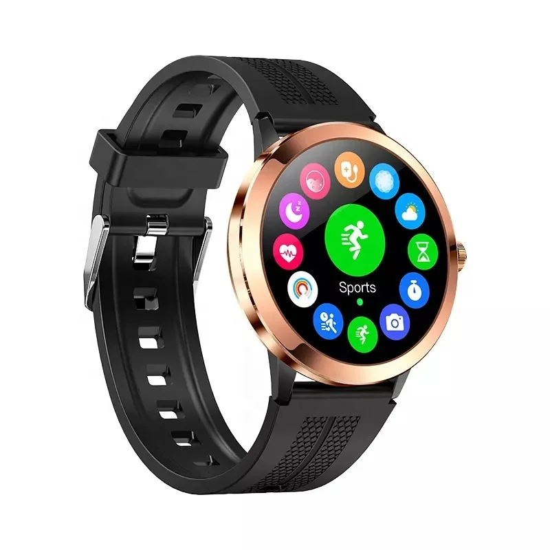 1.32 inch Super Thin Body Reloj Smart Watches Qwatch Pro APP T6 Blood Pressure Smartwatch SMS Reminder