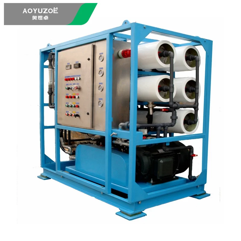 Automatic Control Two Stage Waste Water Filter Machine RO Water reverse osmosis 98% desalination rate99%  System plant