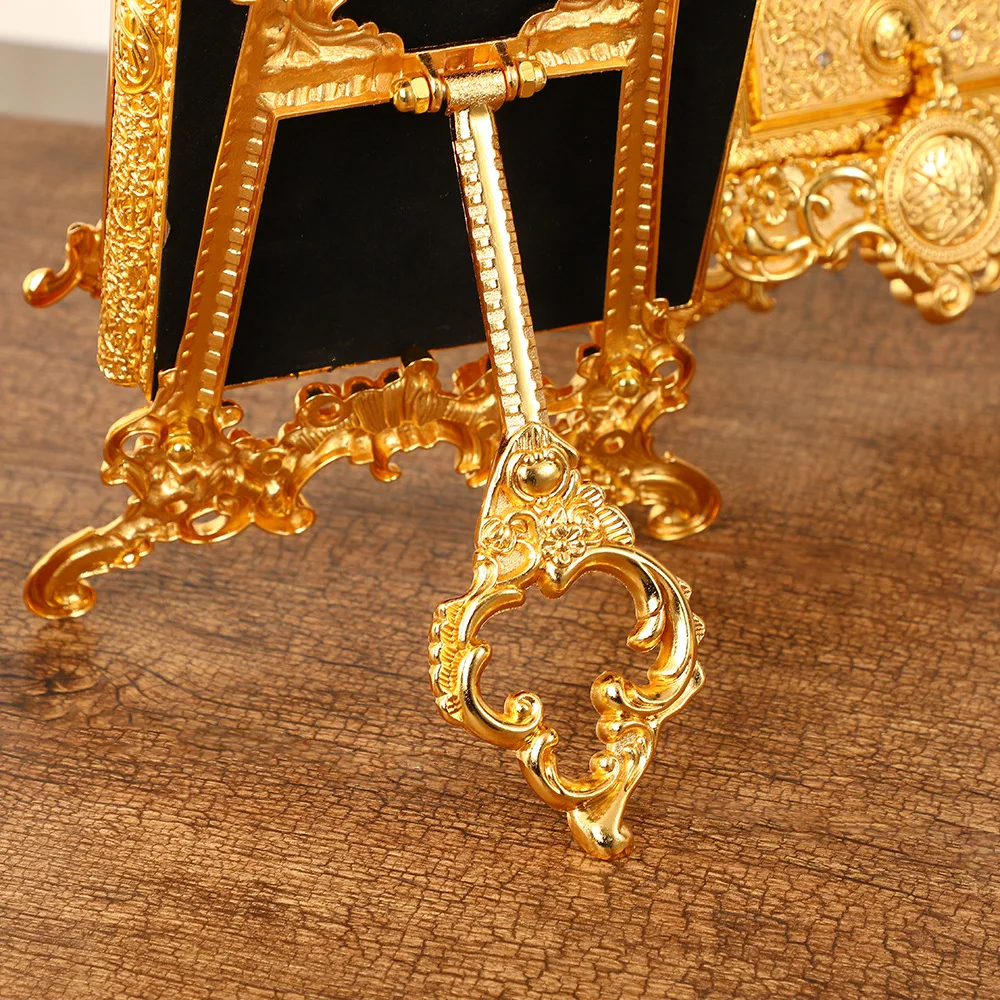 Quran Box Book Holder Muslim Alloy Koran Storage Islamic Ramadan Decoration