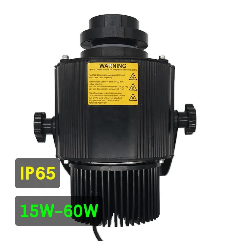 DIY Film Gobo 15 25 35 60 Watt Goprojector Advertising Display LED Outdoor Lights Static Rotating Switch