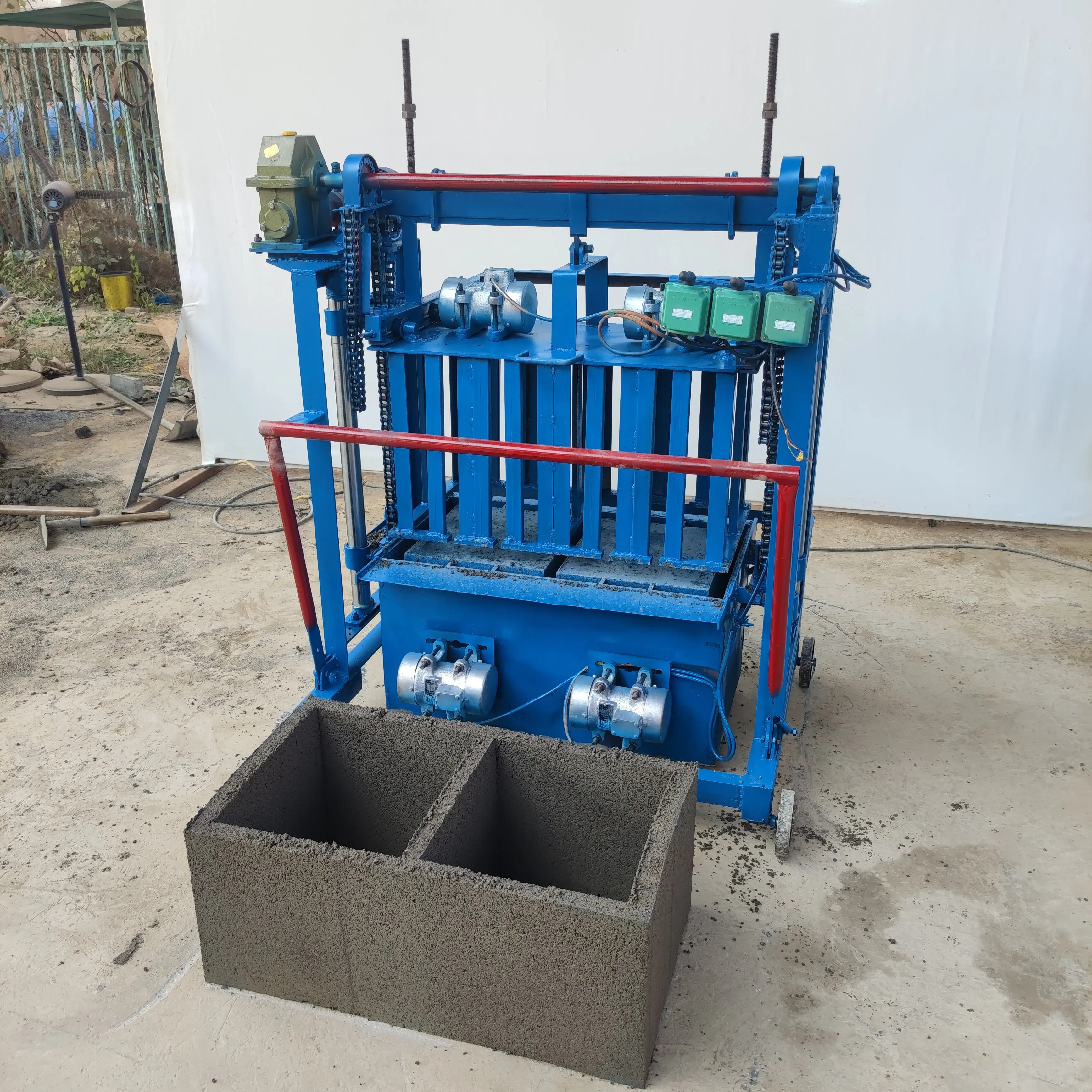 plastic brick mould making machine hydraform brick making machine price automatic clay brick making machine