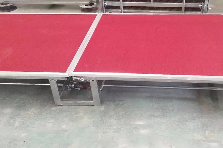 Steel folding stage custom size hotel indoor special stage