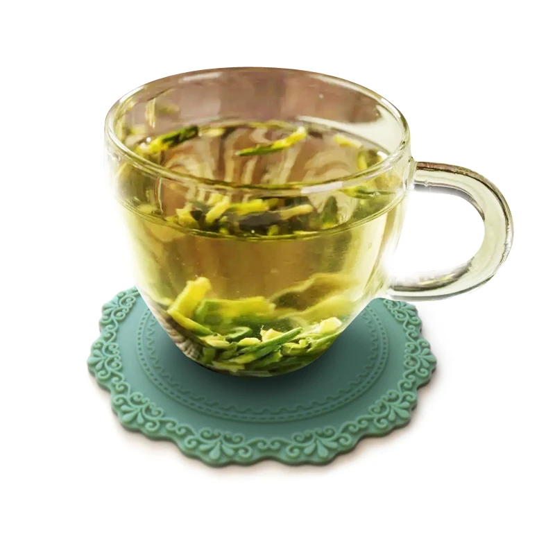 hot round silicone mug coaster coffee cup coaster pad mat