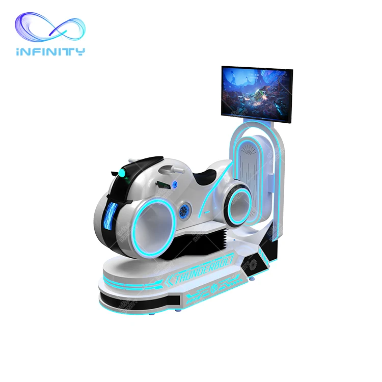 Vr Motor Motorbike Motorcycle 9D Vr Theme Park Racing Simulator  Vr Race Car Virtual Reality Driving Game Machine Amusement Park