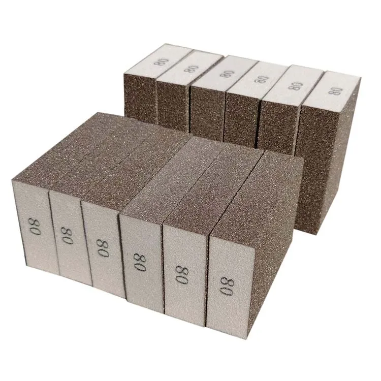Best price Waterproof  diamond hand polish square sanding polishing sponge 120 grit  sand block  for drywall