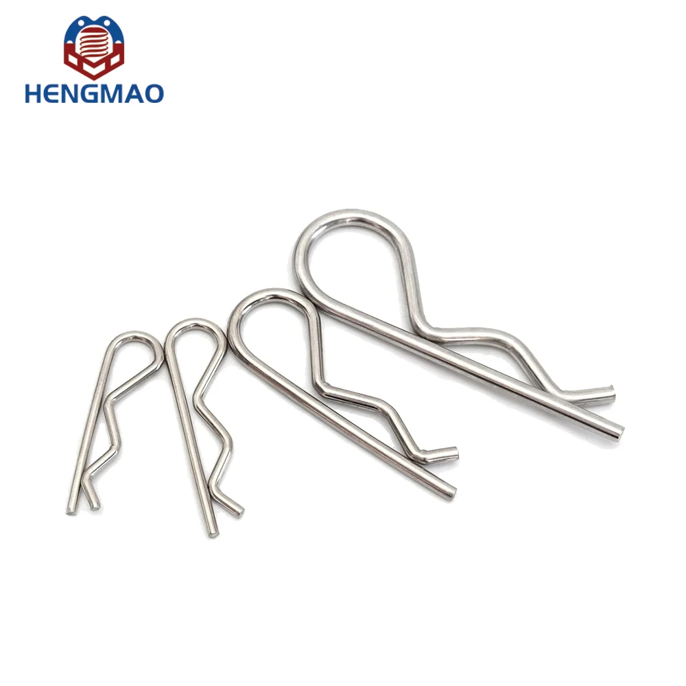 HM120 DIN11024 Stainless Steel R-Shaped Spring Retaining Clip Hot Sale Fastener