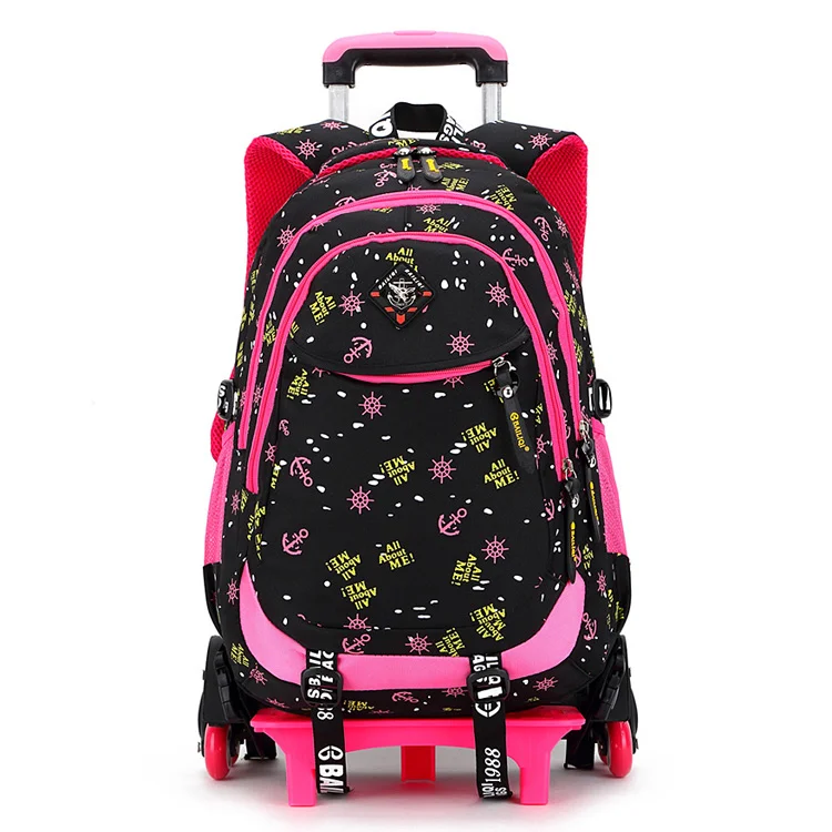 Kids backpacks for school children trolley bag for girls book bags kids trolley backpacks trolley school bag