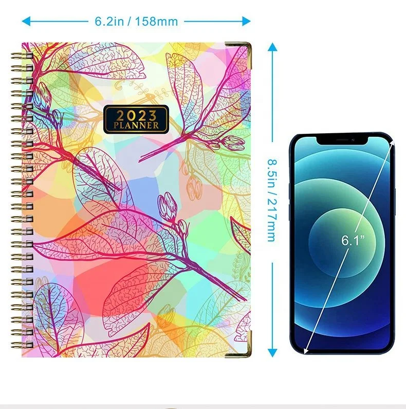 Yicheng hot-selling new English notebook notepad A5 coil planning book punch schedule book