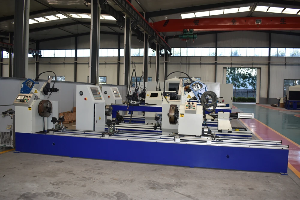Haoyu Cnc Automatic Flange Welding Machine Butt Pipe Flange Welding Machine