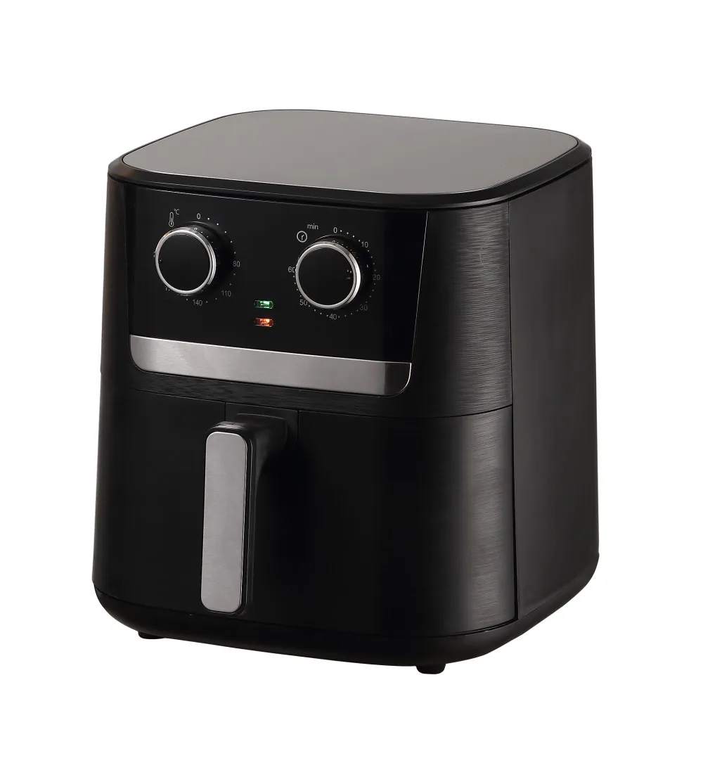 7L Electric Digital Control Air Fryer with Overheat Protection Square Plastic for Household and Hotel Use