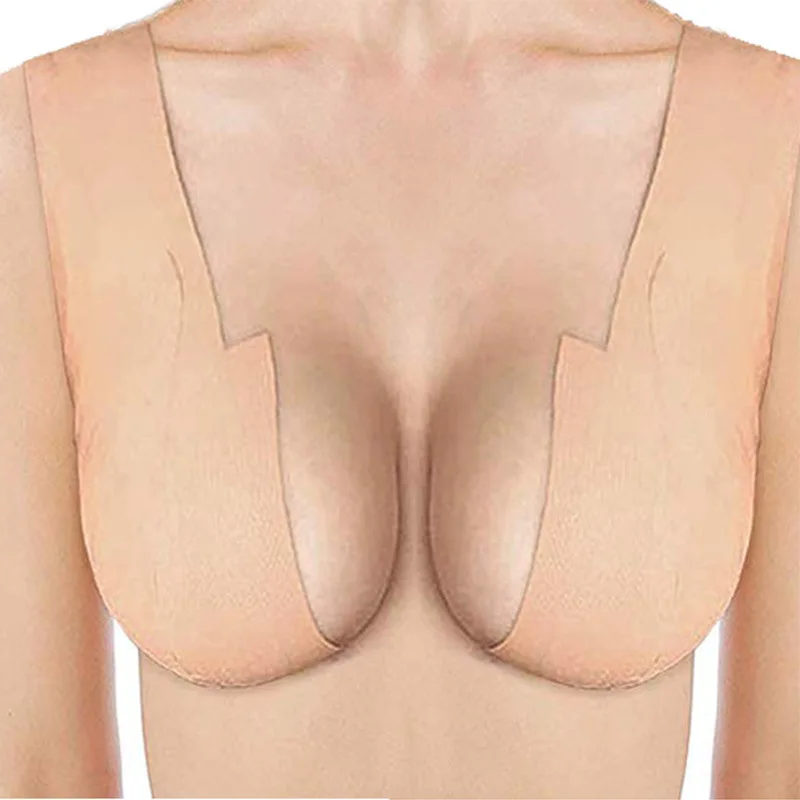 Breast Lift Stickers Bra Tape Boob Up Invisible Fit 3D Nipple Cover Breast Protector