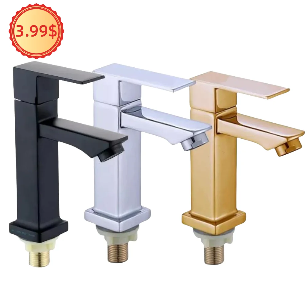 Bathroom Basin Faucets Cold/Hot Mixer Sink Tap Black Golden Water Kitchen Faucet Bathroom Vessel Sink Tap Torneira Banheiro