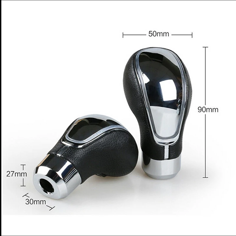 Universal Touch Activated Sensor LED Light Car Gear Shift Knob USB Charge Leather gear head