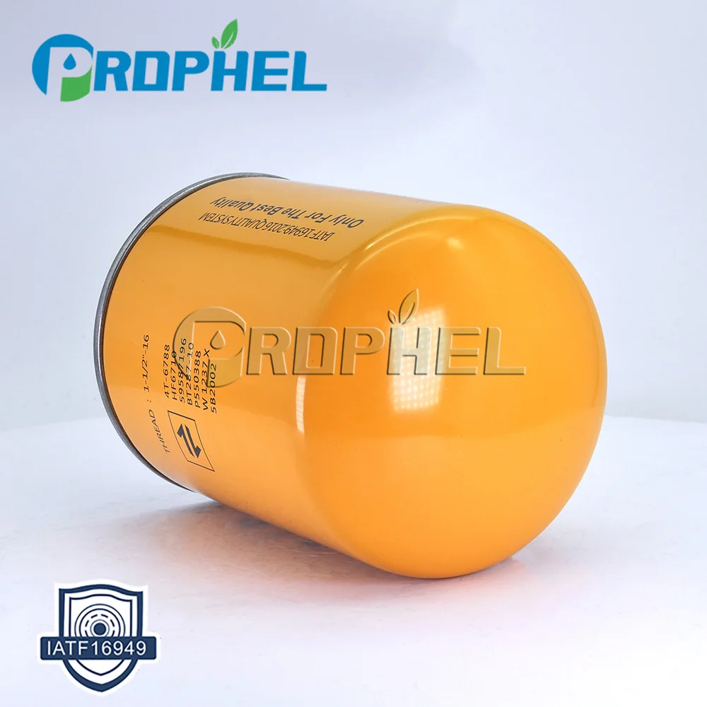 Manufacturer Hydraulic Lubrication System Oil Filters P550388 HF6710 W1237x For VOLVO 59587196