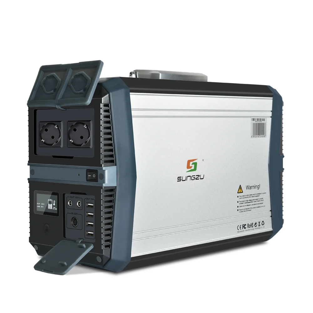 230V powerstation 1000 Вт Солнечный и генератор батареи