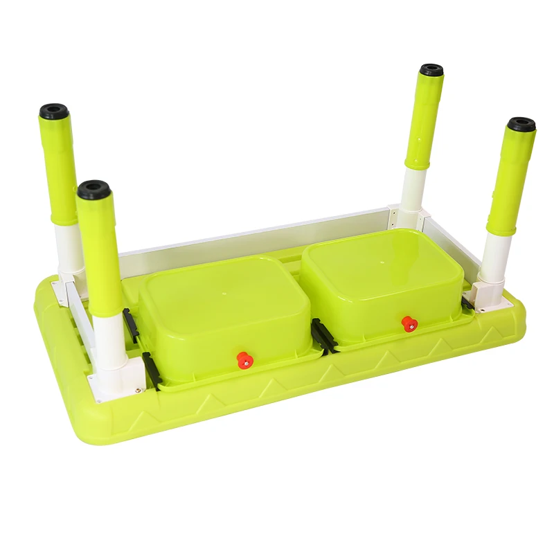 sand table water High quality school plastic waterproof sand and water play table beach toys table