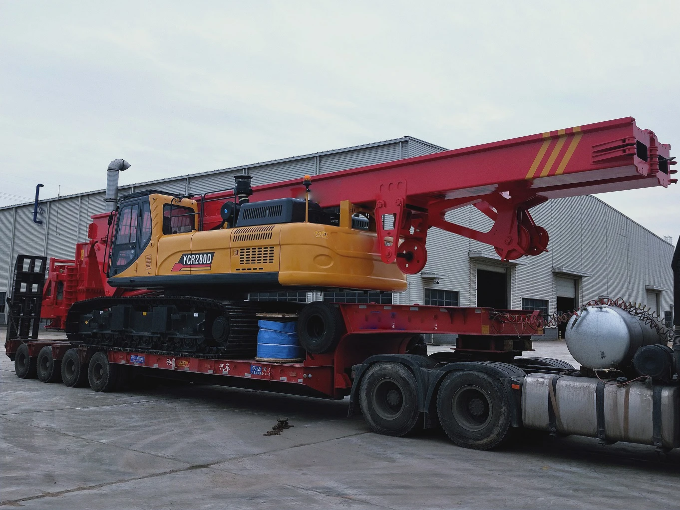 Новая роторная буровая установка YUCHAI глубина бурения 80 м YCR280