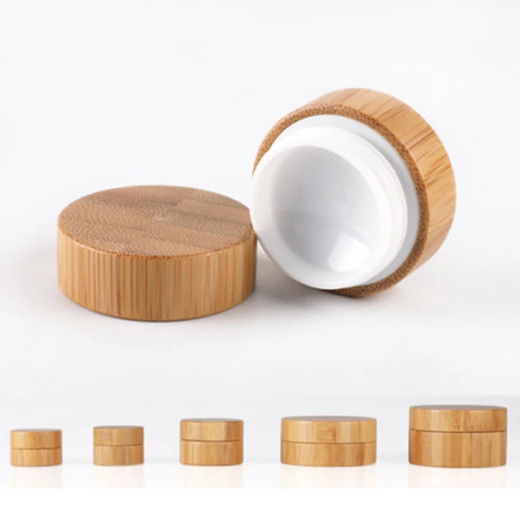 Factory Direct OEM Premium Eco Friendly Bamboo Cosmetic Skincare Containers Makeup Packaging