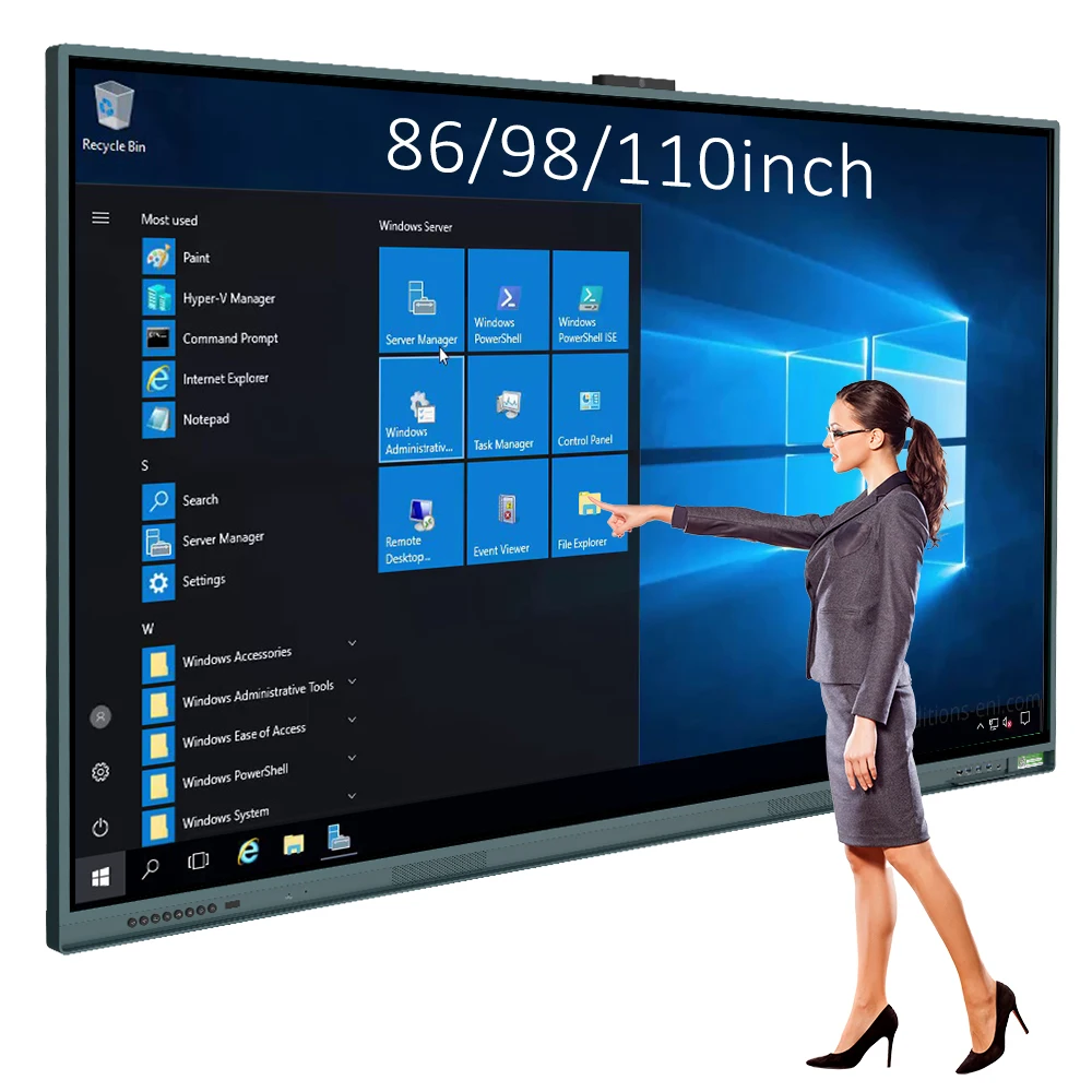 2024 dual systems 65inch interactive whiteboard prices all-in-one pc interactive whiteboard flat panel