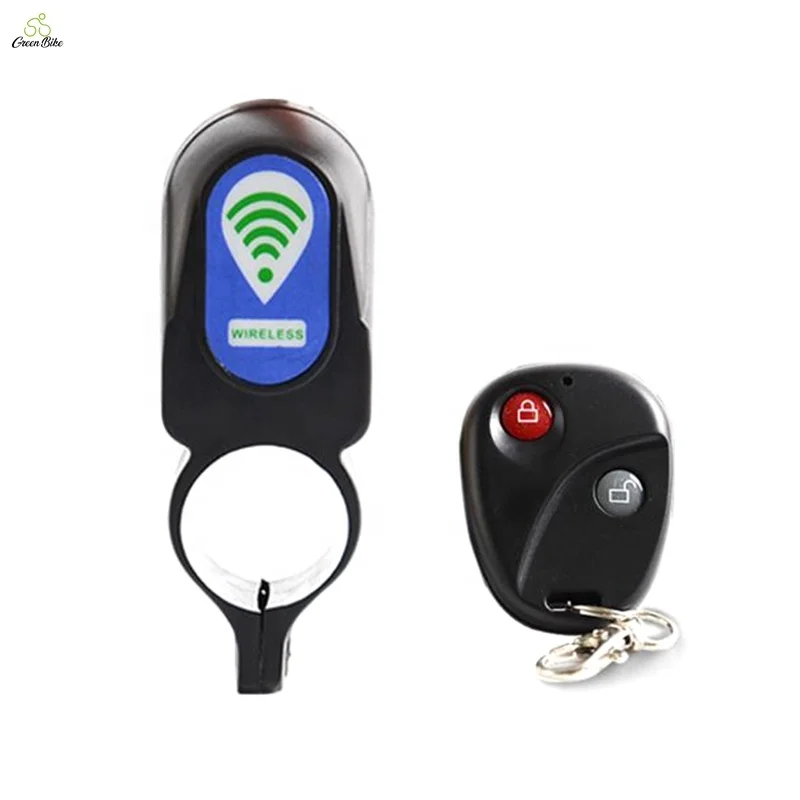 Простая установка, дистанционное управление, Противоугонный велосипедный замок, велосипедный пластиковый замок с высоким децибелем, велосипедные аксессуары