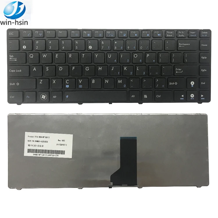 Оригинальный Новый Замена клавиатура для ноутбука Asus K42 K42J K43 США Русский тетрадь фабрики