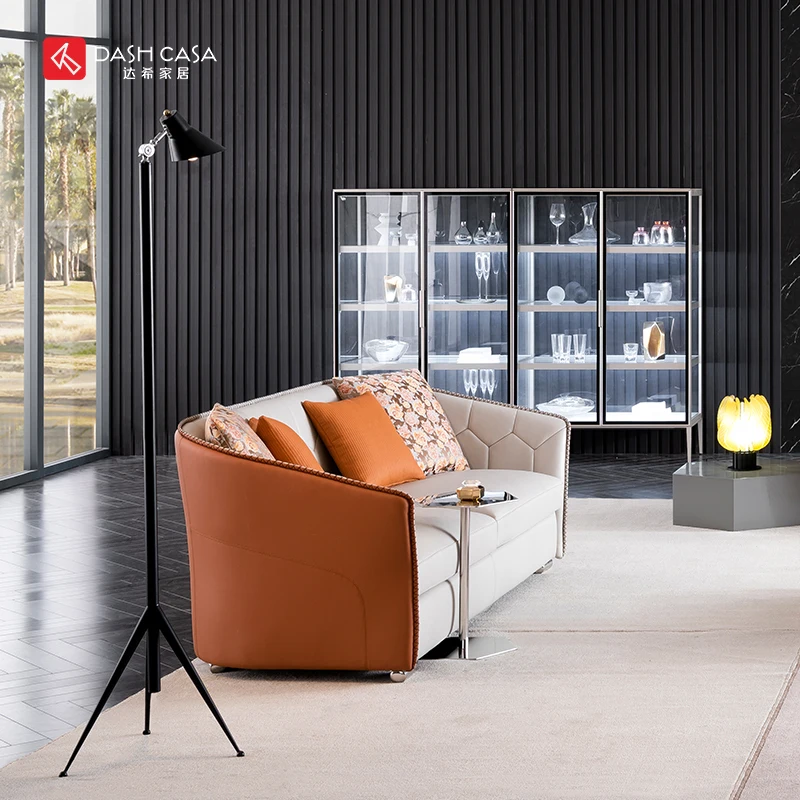 best sofa set for living room Italian minimalist style home sofa set