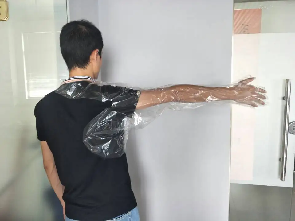 Jiangs NEW Exam Glove with Neck Strap Shoulder Length Veterinary Gloves