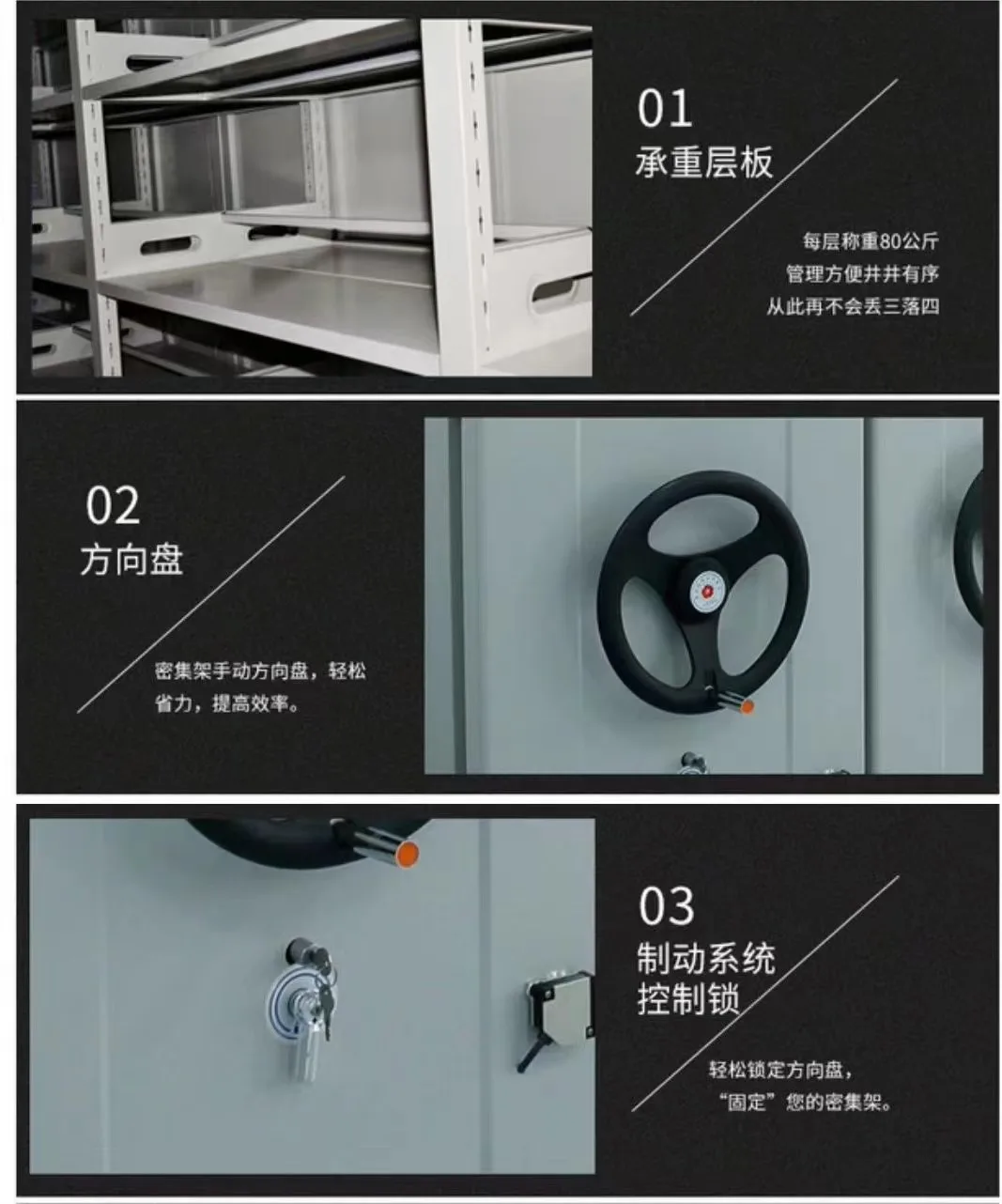 Mobile Shelving System Accessories Wheels