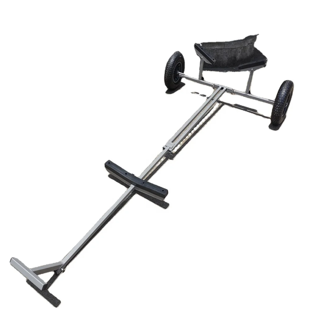 Hot Sales Foldaway Dinghy Launching  Foldable Trolley Weight Capacity 130kg Trolley Boat Transport Trailer